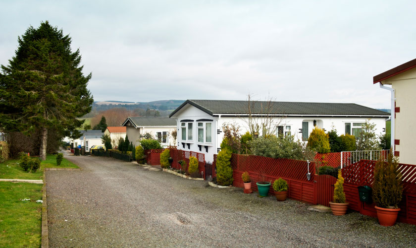 Residential park homes at Courthill