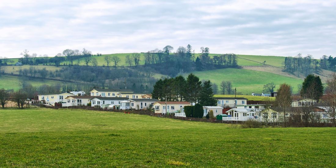 Courthill Park set in the open countryside